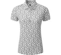 FootJoy Polo floreale, bianco/nero