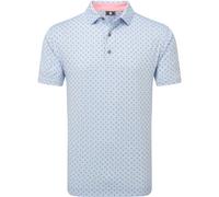 FootJoy Polo Flower Bud Foulard Lisle, blu chiaro
