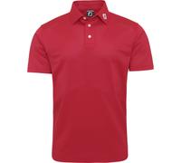 Footjoy Stretch Pique Solid Polo, Rosso (Rojo 91825), X-Large Uomo