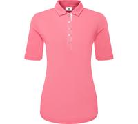 FootJoy Polo Lisle increspato, mezza manica, rosa