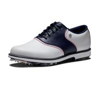 Footjoy Premiere Series-Bel Air Previous Season Style, Scarpe da Golf Donna, Bianco/Navy/Rosa, 36.5 EU