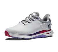 FootJoy PRO|SLX Donna, Scarpe da Golf, Bianco Argento Multi, 38.5 EU Larga