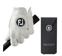 Footjoy Pure Touch - Guanto da Golf per la Mano Sinistra Uomo, Bianco (Pearl), M