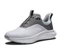 FootJoy Quantum, Scarpe da Golf Uomo, Bianco Grigio Argento, 42 EU