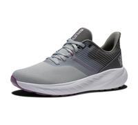 FootJoy Scarpe da golf FJ Flex da donna in stile precedente, Grigio/Carbone, 38.5 EU