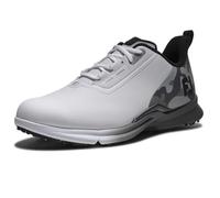 Footjoy Scarpe da Golf FJ Fuel da Uomo, Bianco/Grigio/Nero, Taglia M