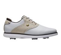 FootJoy Scarpe da golf Traditions, bianco/beige