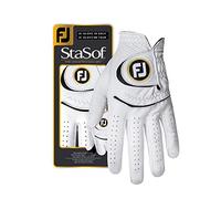 FootJoy StaSof - Guanti da golf da donna, taglia M, colore: Bianco