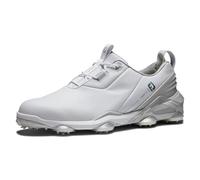 FootJoy Tour Alpha, Scarpa da Golf Uomo, Bianco/Grigio/Lime, 41.5 EU