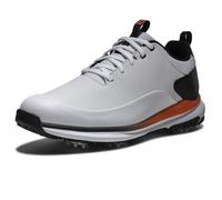 Footjoy Tour Rival - Scarpe da Golf da Uomo, Colore: Bianco/Nero/Arancione, Taglia 42
