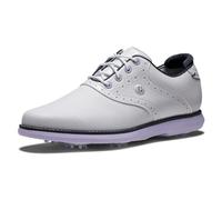 FootJoy Traditions, Piattaforma Donna, White Navy Purple, 41 EU Larga