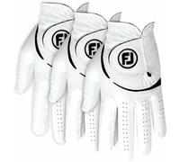 Footjoy Weathersof Golf (3 Pack) White/Black Mano sinistra M/L Guanti da uomo