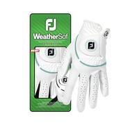 FootJoy Guanti da golf da donna WeatherSof bianco/blu