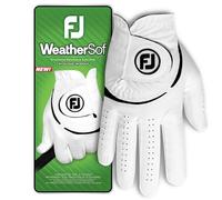 FootJoy Weathersof-Guanto da Golf da Uomo, Bianco/Nero, XL