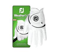 FootJoy Weathersof-Guanto da Golf da Uomo, Bianco/Nero, XXL