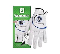 FootJoy WeatherSof - Guanto da golf, da uomo, colore: bianco/blu