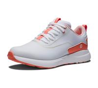 FootJoy Women's Performa Golf Shoe, White White Coral, 6.5 UK Wide