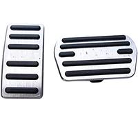 Footrest Pedali Decoration Per Escape Kuga 2013-2017 Coperchi per pedali automobilistici Pedali del freno Nessun traforo antiscivolo con gomme in alluminio interno Automotive