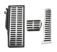 Footrest Pedali Per Auto In Acciaio Inossidabile Con Guida A Sinistra Per Passat Per CC B6 B7 R36 R-line Per Parti Di Copripedali Superb Brake Pedal Pad(AT with Rest)