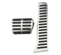 Footrest Pedals Copripedali In Acciaio Inossidabile Per Auto Per Passat CC B6 B7 R36 R-line Per Superb LHD Per Ricambi Pedal Pad(AT without Rest)