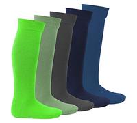 Footstar EVERYDAY! 5 paia di calzini al ginocchio per bambini, calze lunghe per ragazze e ragazzi, calzini basic per bambini al ginocchio, 31-34