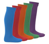 Footstar EVERYDAY! 5 paia di calzini al ginocchio per bambini, calze lunghe per ragazze e ragazzi, calzini basic per bambini al ginocchio, 35-38