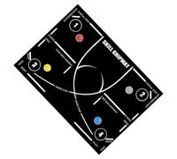 Footstep Drill Pad, Sport Practice Equipment, Multipurpose Agility Coordination Trainer | Kids Adults Players Athletes School Teams Coaches Fitness Teachers Home Gym