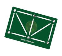 Footwork Training, Soccer Training Equipment, Agility Training Mat, Quiet Soccer Train Mat, Portable Soccer Training Mat for Indoor and Outdoor Use Quiet Footstep Mat for Soccer Footwork