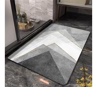 Fooyho Tappeto Bagno Super Assorbente 80x120cm, Tappetino Bagno Doccia Antiscivolo, Tappeto Ingresso Interno