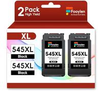 Fooylen 545XL Cartucce d'inchiostro nero di ricambio per Canon 545 cartucce d'inchiostro nero PG545XL PG-545XL PG545 PG-545 XL per Canon Pixma TS3300 TR4500 TS3450 MG2550s TS3150 MX495 MX490 TR4550