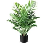 Fopamtri Piante Finte da Interno Pianta Artificiale Palma Areca 90cm Hawaiian Tropic Party Palma Artificiali Albero Camera da Letto Soggiorno Decorazioni Casa(1 PACK)