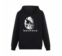 FOPJRUISDAEL Bauhaus Moon Bela Lugosi Band Hoodies Long Sleeve Pullover Loose Hoody Sweatershirt S