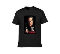FOPJRUISDAEL Men's Above The Law Steven Seagal Action Movie Unisex Tee T-Shirts Black XXL