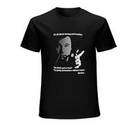 FOPJRUISDAEL Men's Bill Hicks Quote - Comedy Legend T-Shirts Black S