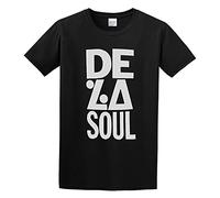 FOPJRUISDAEL Men's De La Soul Native Tongues Tribe Called Quest Golden Era Hip Hop NYC Graphic Tee Printed Top Shirt Mens T-Shirts Black 3XL