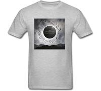 FOPJRUISDAEL Men's Insomnium Band Shadows of The Dying Sun Progressive Metal T Shirt T-Shirts Grey XL