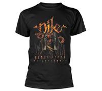 FOPJRUISDAEL Men's Nile Black Seeds Graphic Top Printed Shirt Short Sleeve Mens Tee T-Shirts Black S
