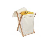 Foppapedretti Angel porta biancheria Rettangolare Faggio, Cotone, Plastica, Legno compensato Beige, Nero Foppapedretti