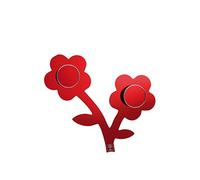 Foppapedretti Appendifiore Appendiabiti da Parete, Rosso
