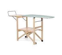 Foppapedretti Asso Postazione da Stiro, Naturale, Aperto: H 96 | P 50 | L 178 cm; Tavolo da stiro: P 49 | L 101 cm