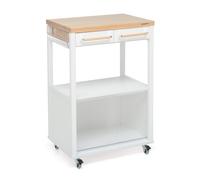 Foppapedretti Benchef Carrello Da Cucina Portavivande : Colore - Bianco Naturale