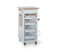 Foppapedretti Bistrot Carrello Cucina : Colore - Bianco