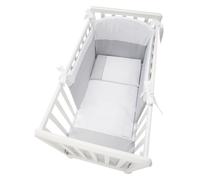 FOPPAPEDRETTI - Completo Piumone per Lettino 3 in 1 Pikkoletto - Grigio