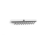Foppapedretti Dandy Portacravatte, Legno / Alluminio/ Acciaio / Nylon, Bianco, 41 X 4.5 X 7 Mm