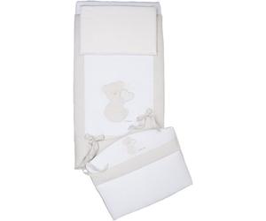 Foppapedretti Dolcecuore Completo Piumone con Paracolpi Bianco