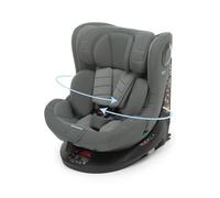 Foppapedretti FP360 Quick i-Size, Seduta Girevole a 360°, per bambini da 40 a 150 cm di altezza, 0-12 anni, conforme ECE R129, Fissaggio Dualfix (Isofix e non), Safe Body Protection, Grey