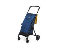 Foppapedretti Go Fast Carrello Portaspesa Pieghevole, Ocean Blu