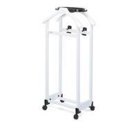 Foppapedretti IlMettinsieme - Indossatore da Camera in Legno con Ruote e Portaoggetti : Colore - Bianco