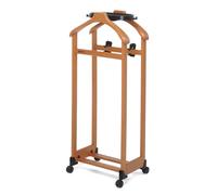 Foppapedretti IlMettinsieme - Indossatore da Camera in Legno con Ruote e Portaoggetti : Colore - noce