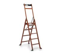 Foppapedretti Lascala 5.0 scala pieghevole, Noce 5 gradini Lascala Safety Tested